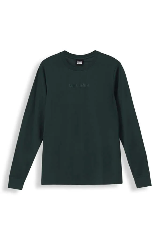 Long Sleeve T-Shirt _ 156967 _ Forest Green