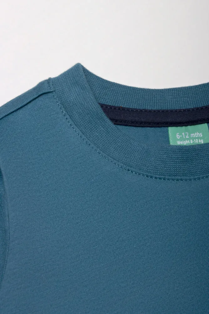 Long Sleeve T-Shirt Blue