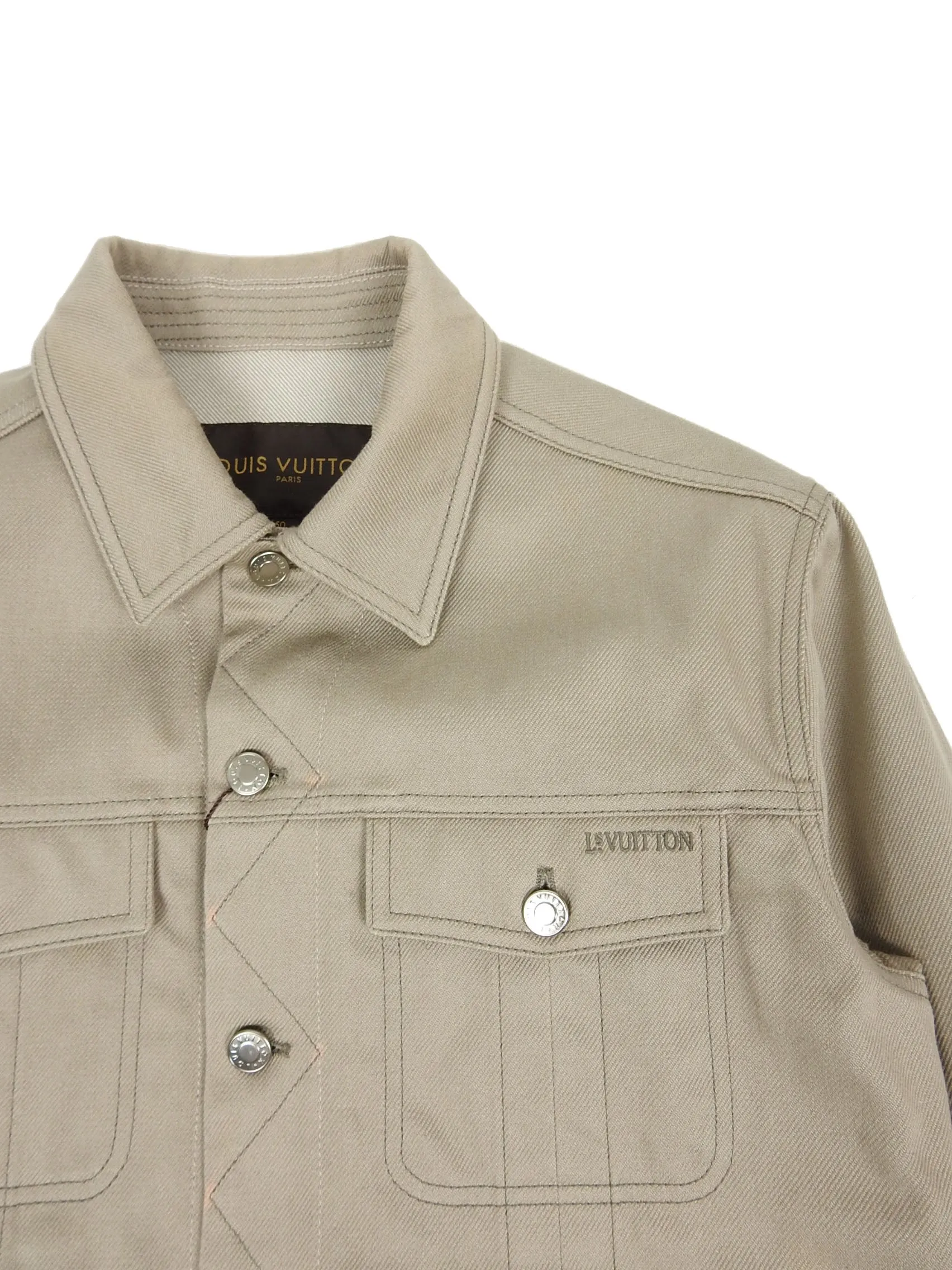 Louis Vuitton Denim Trucker Jacket Size 50
