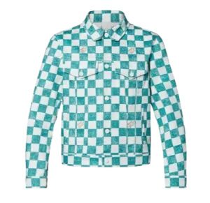 Louis Vuitton "Damier - Ocean" Denim Trucker Jacket