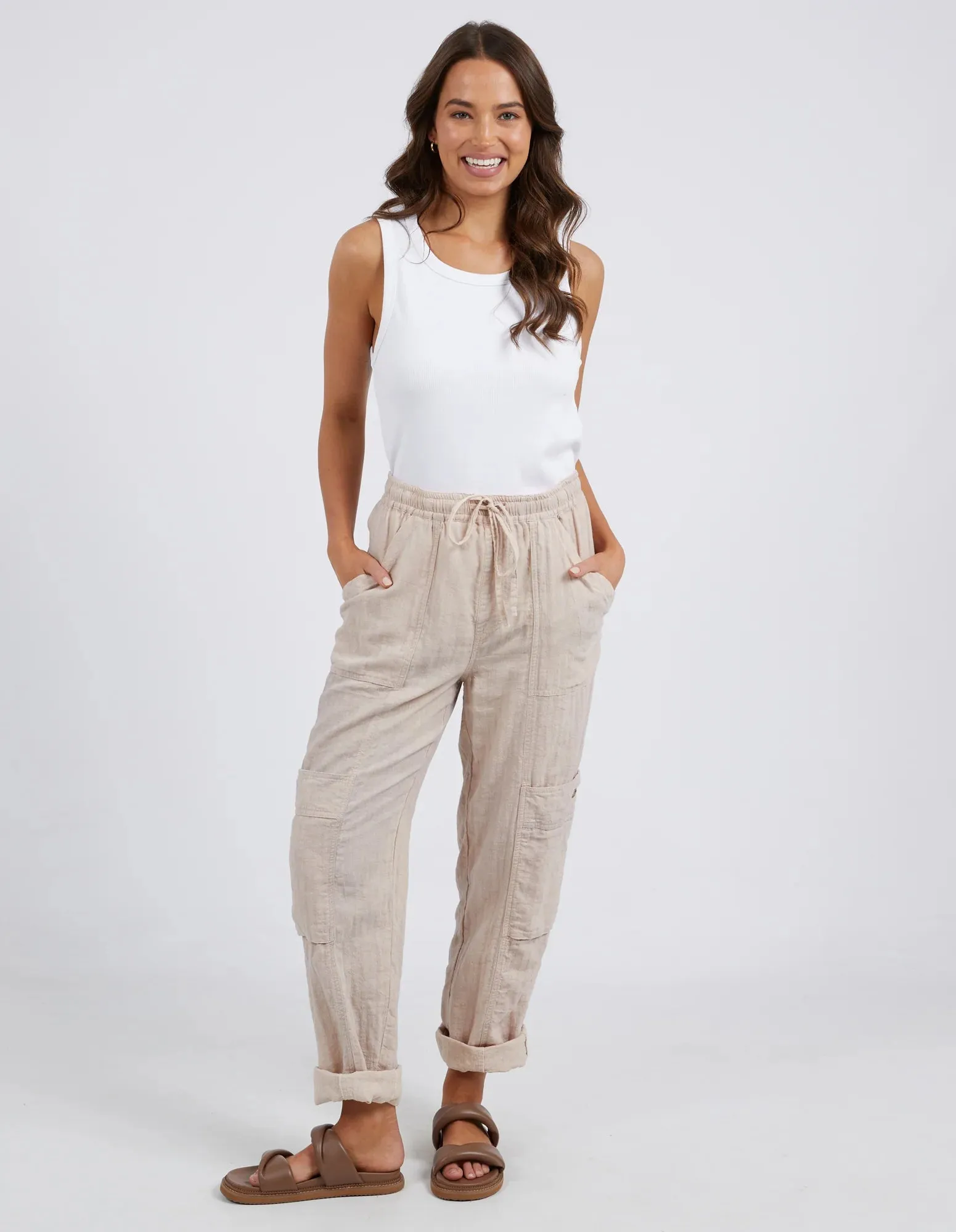 Luca Cargo Pant - Oatmeal
