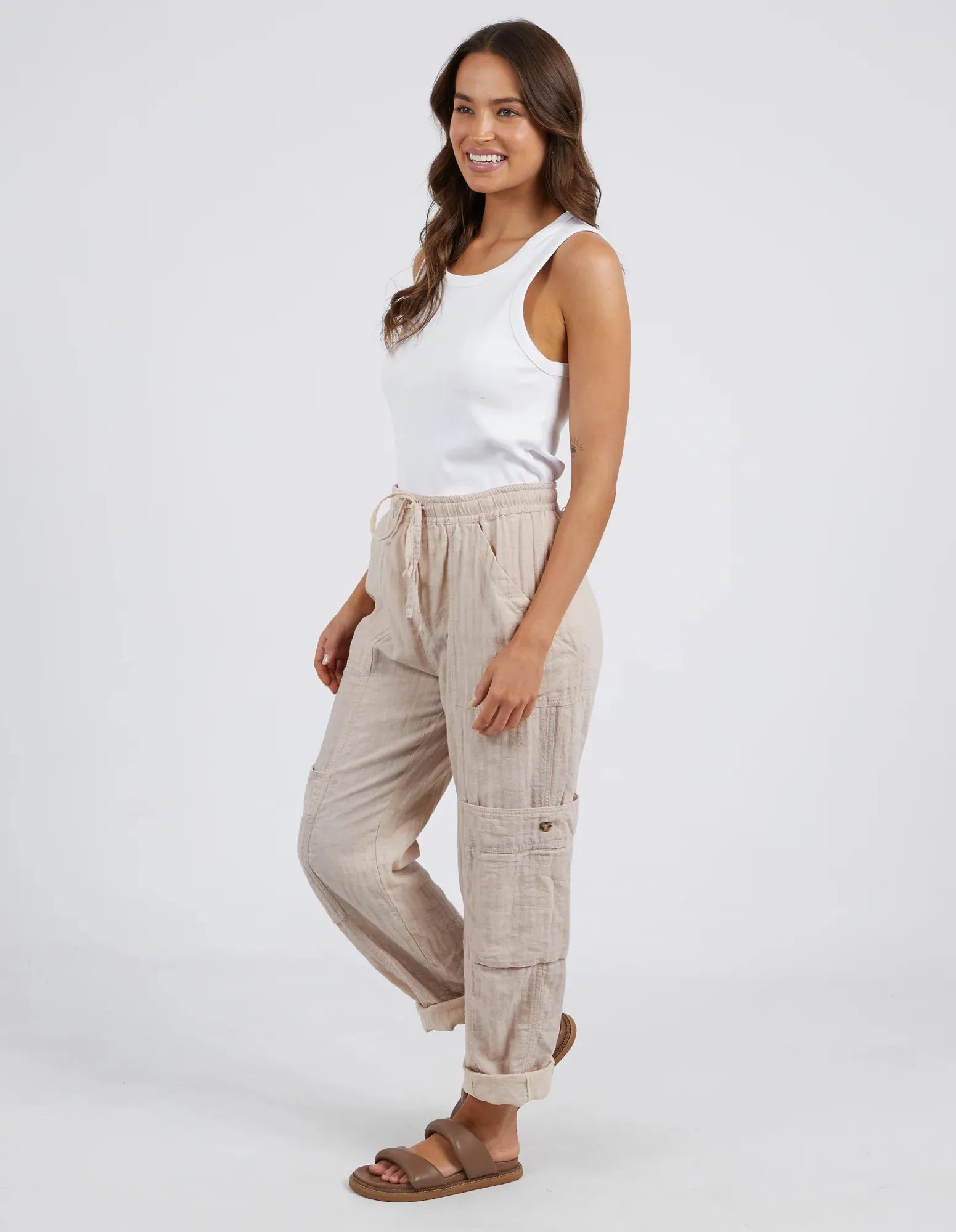 Luca Cargo Pant - Oatmeal