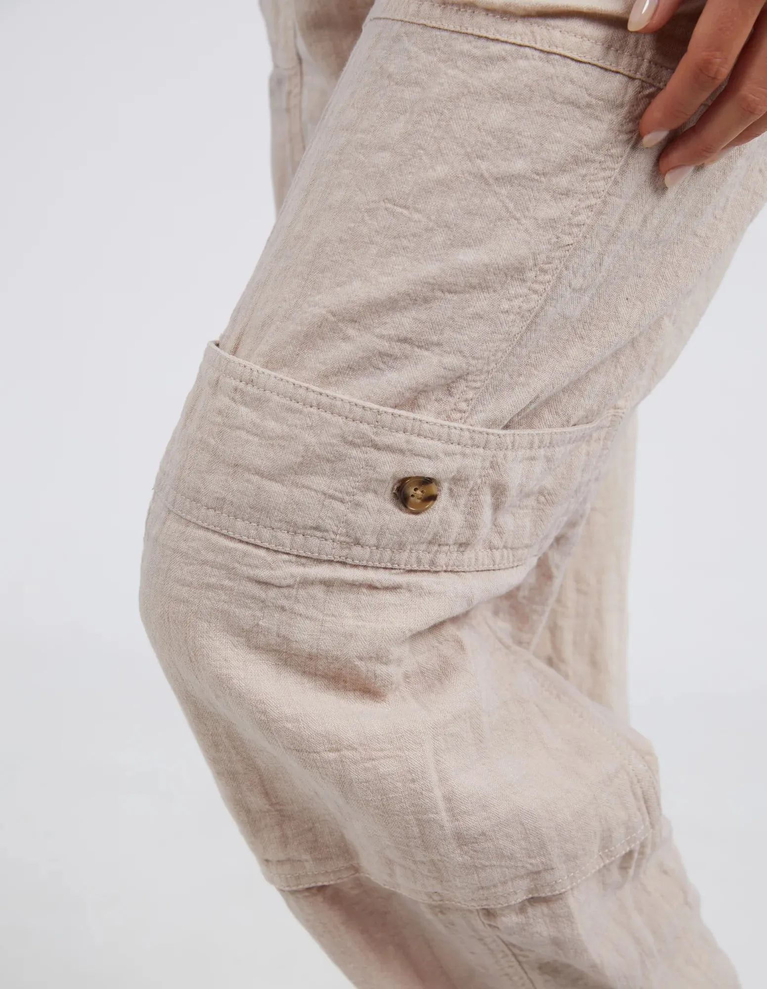 Luca Cargo Pant - Oatmeal