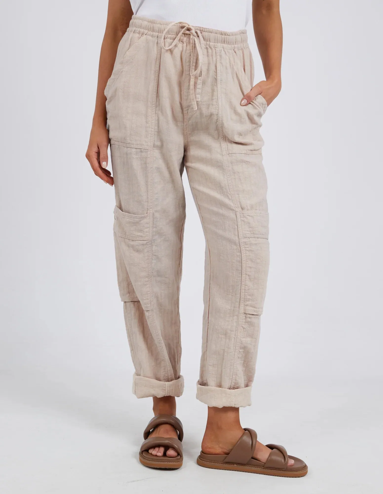 Luca Cargo Pant - Oatmeal