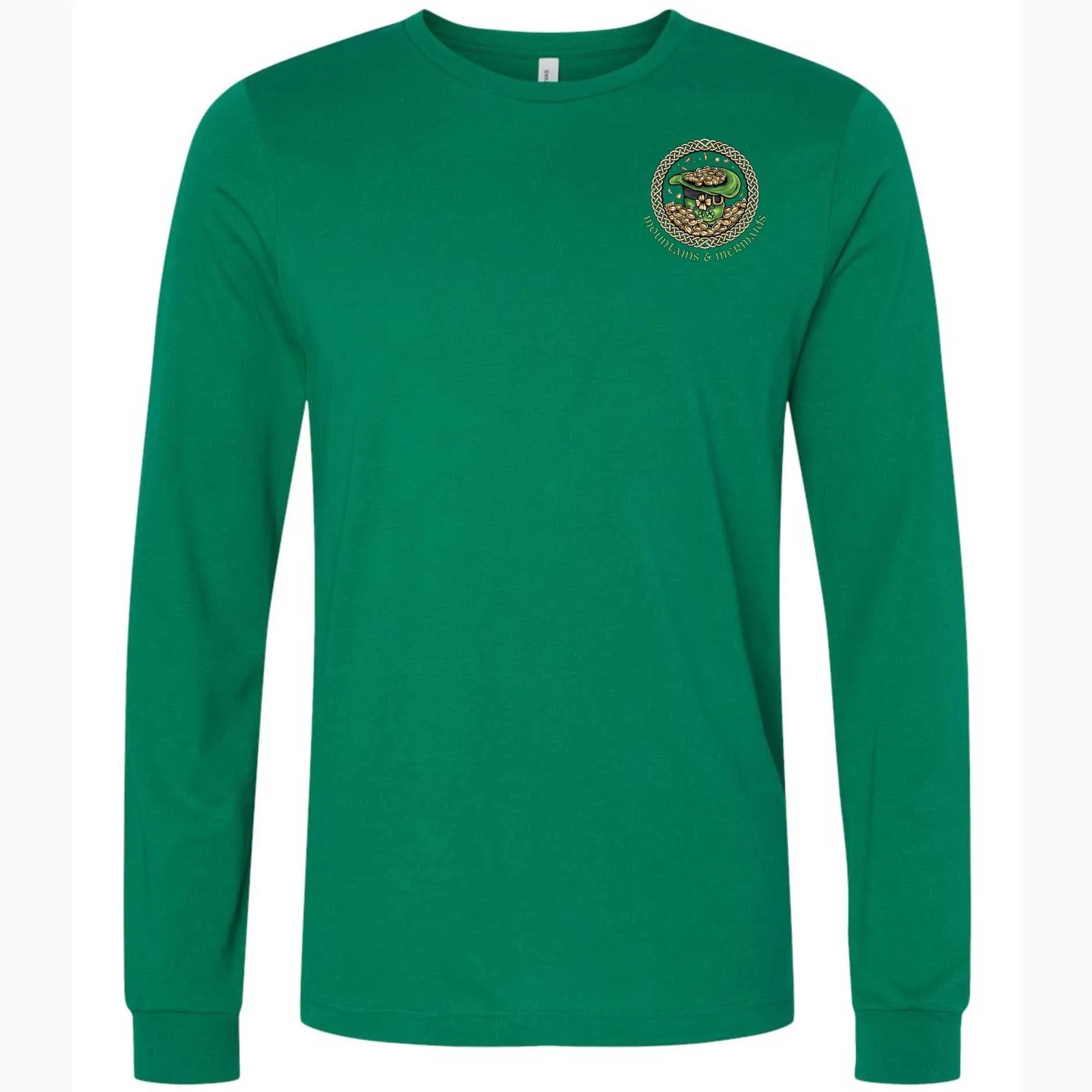 Luck Of The Mermaids Long Sleeve T-Shirt (Kelly)