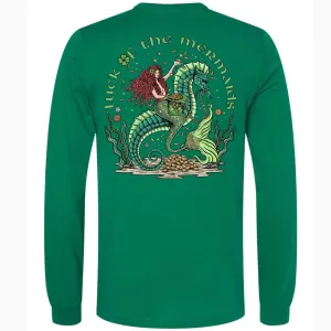 Luck Of The Mermaids Long Sleeve T-Shirt (Kelly)