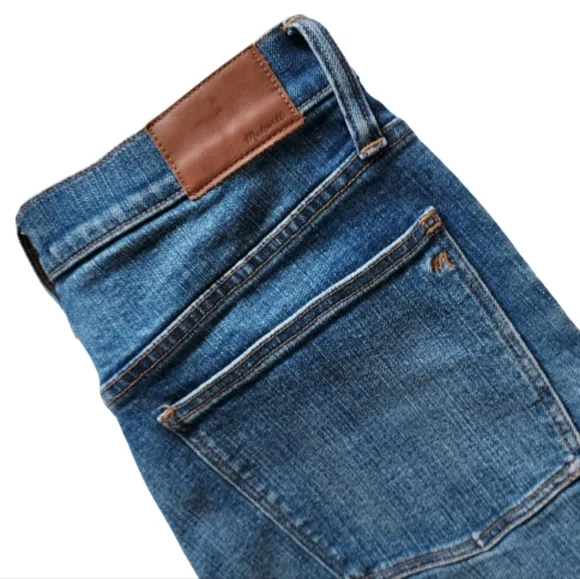 Madewell 9” High Riser Skinny Skinny Crop Jeans Size 31  # G1421 Bruce Wash