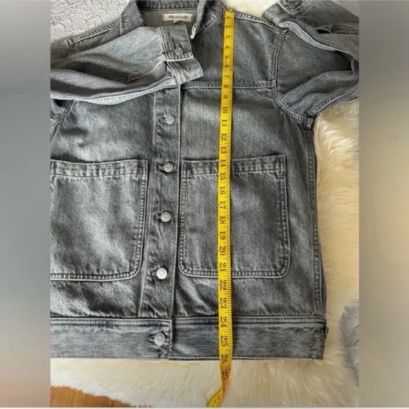 Madewell Denim Patch Pocket Trucker Jacket Size XS