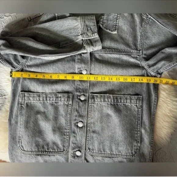 Madewell Denim Patch Pocket Trucker Jacket Size XS