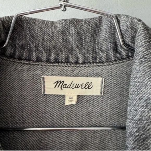 Madewell Denim Patch Pocket Trucker Jacket Size XS