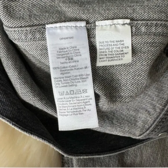 Madewell Denim Patch Pocket Trucker Jacket Size XS