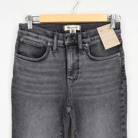 Madewell Kick Out Full Length Jean Paynes Wash Size 27 NWT