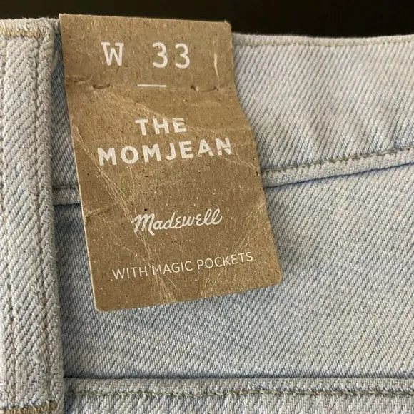 Madewell The Momjean in Harman Wash: Raw-Hem Edition