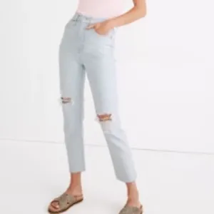 Madewell The Momjean in Harman Wash: Raw-Hem Edition