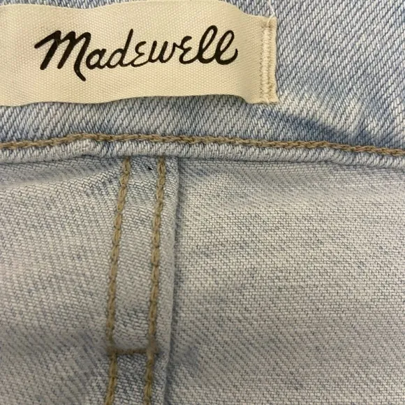 Madewell The Momjean in Harman Wash: Raw-Hem Edition