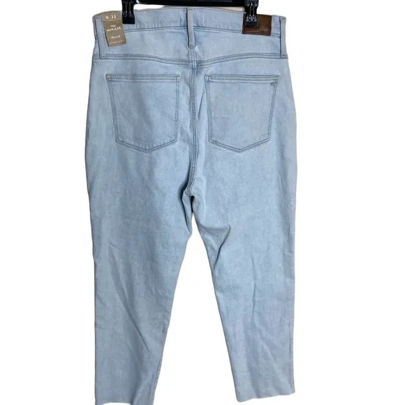 Madewell The Momjean in Harman Wash: Raw-Hem Edition