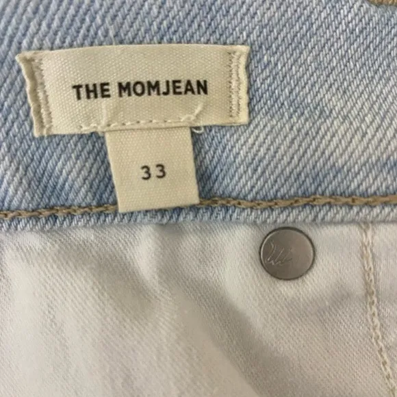 Madewell The Momjean in Harman Wash: Raw-Hem Edition