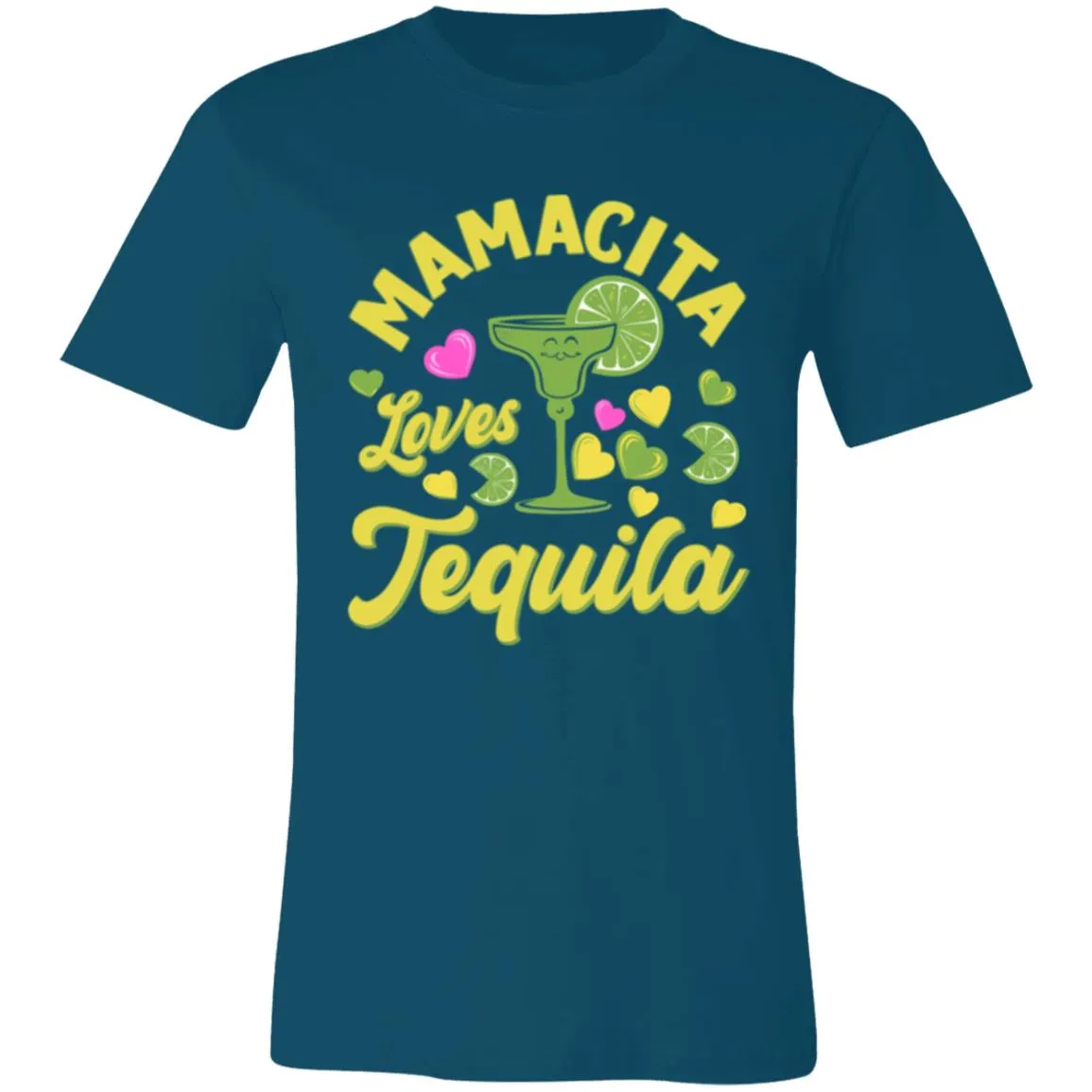 Mamacita Loves Tequila Unisex Party Drinking Tee