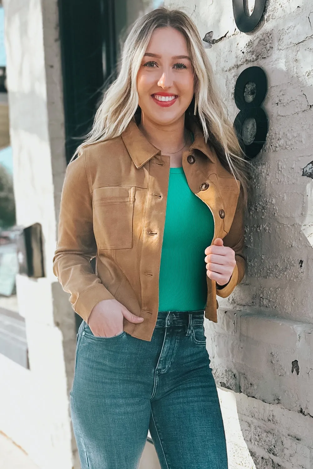 Matilda Crop Trucker Jacket