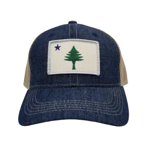 ME Flag Denim Trucker Hat