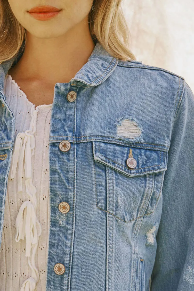 Medium Washed Denim Jacket