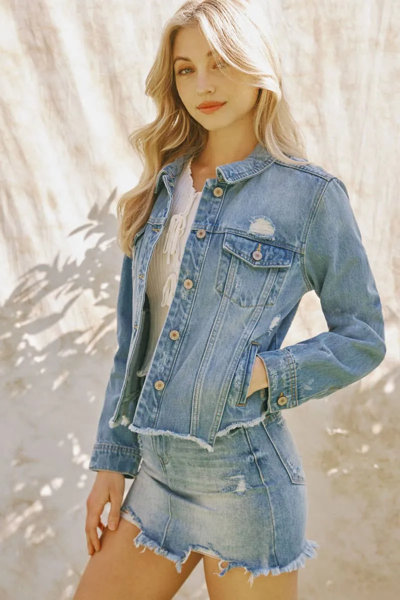 Medium Washed Denim Jacket