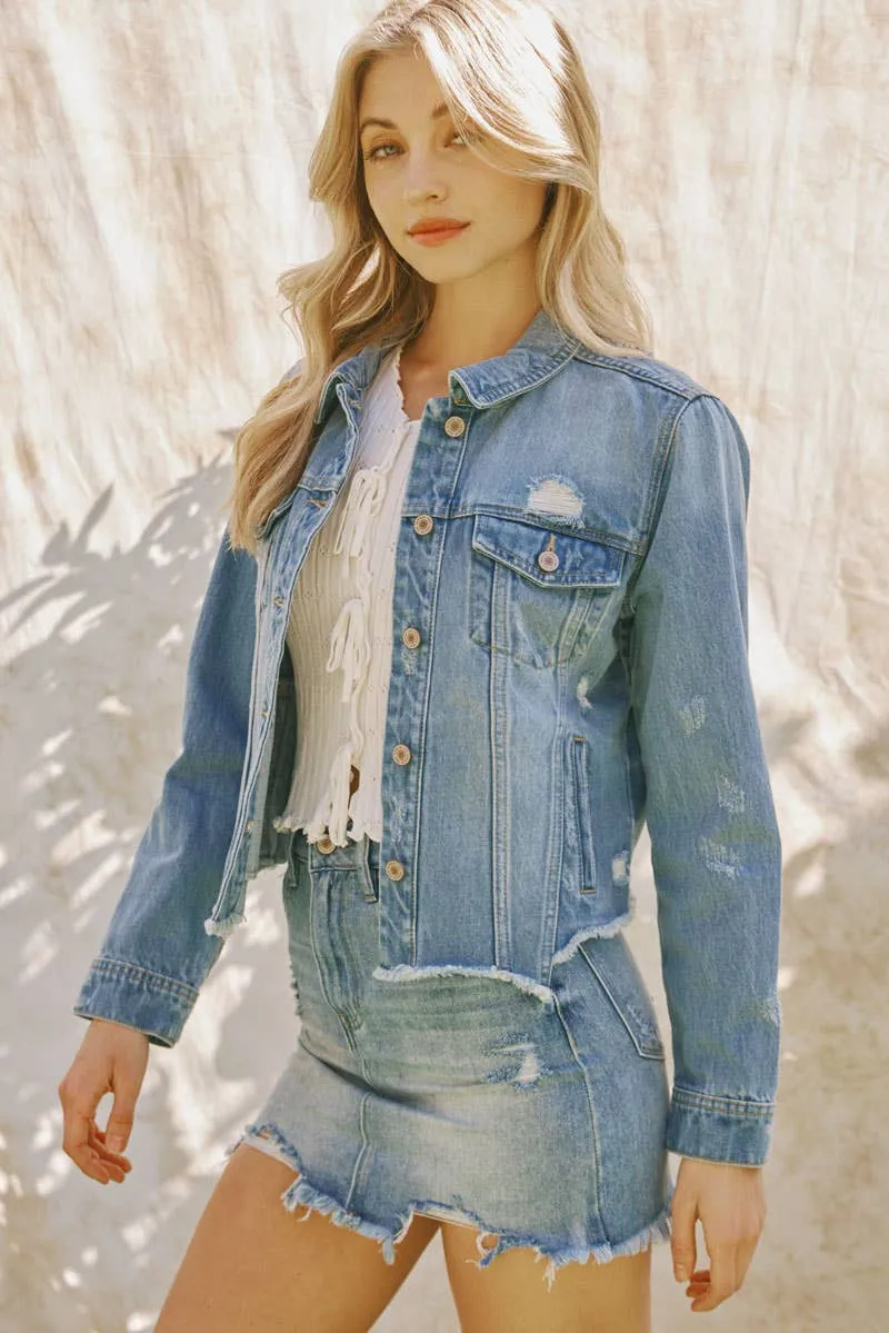 Medium Washed Denim Jacket