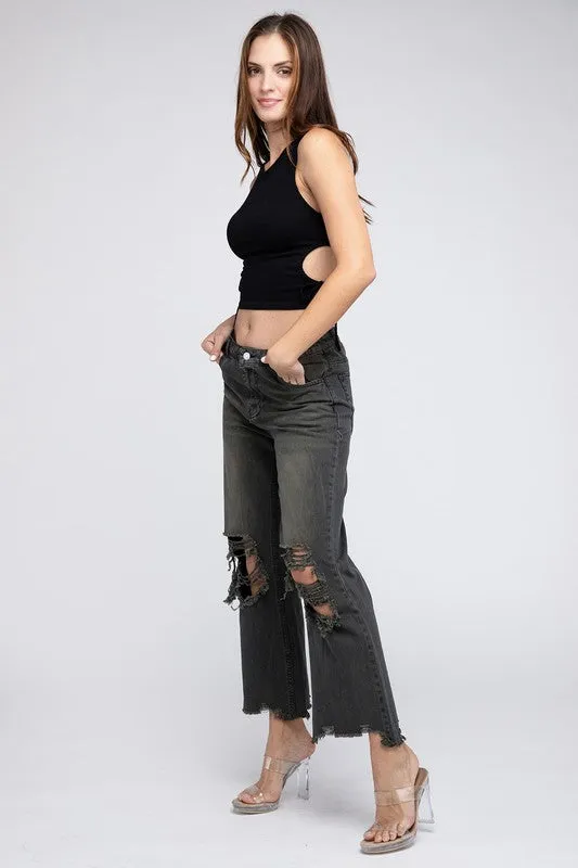 Megan Distressed Denim