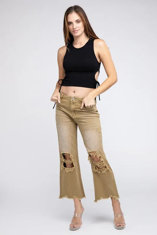 Megan Distressed Denim