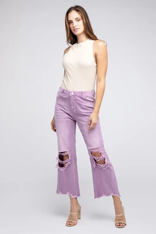 Megan Distressed Denim