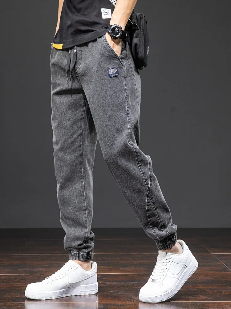 Men Baggy Harem Jean Trousers
