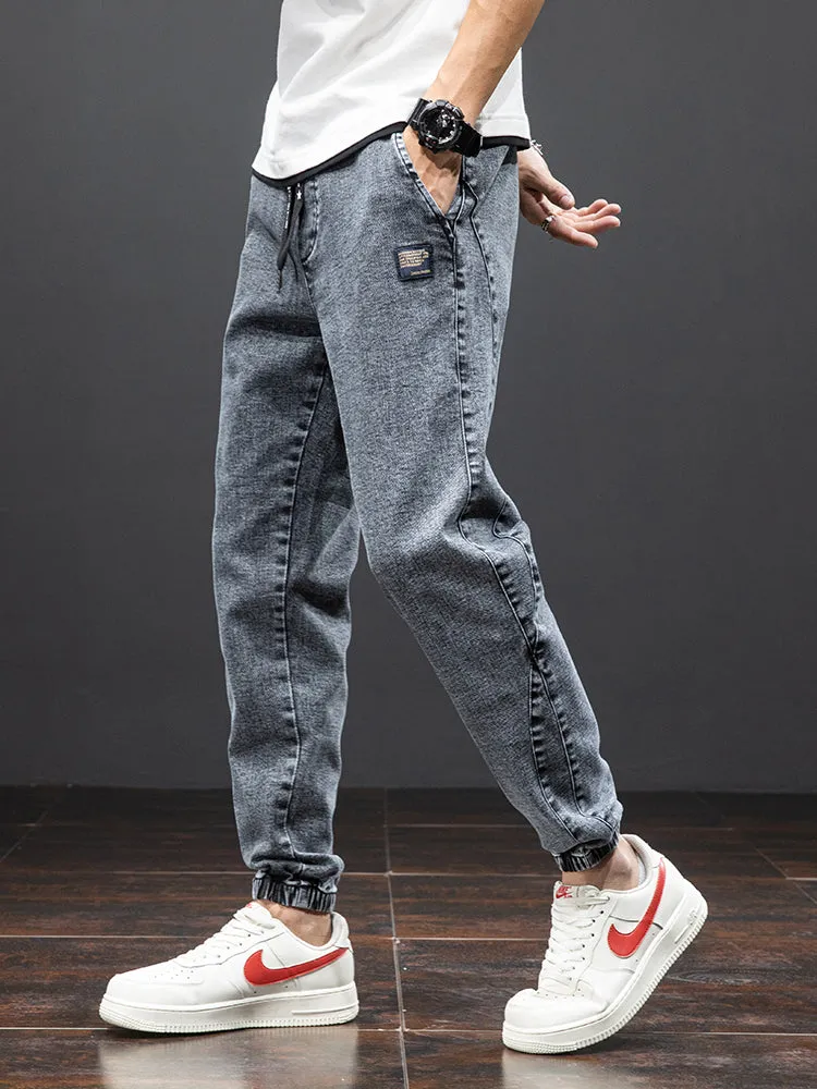 Men Baggy Harem Jean Trousers