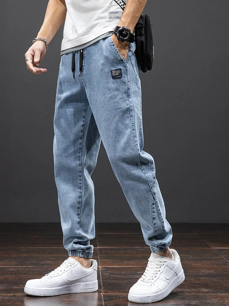 Men Baggy Harem Jean Trousers