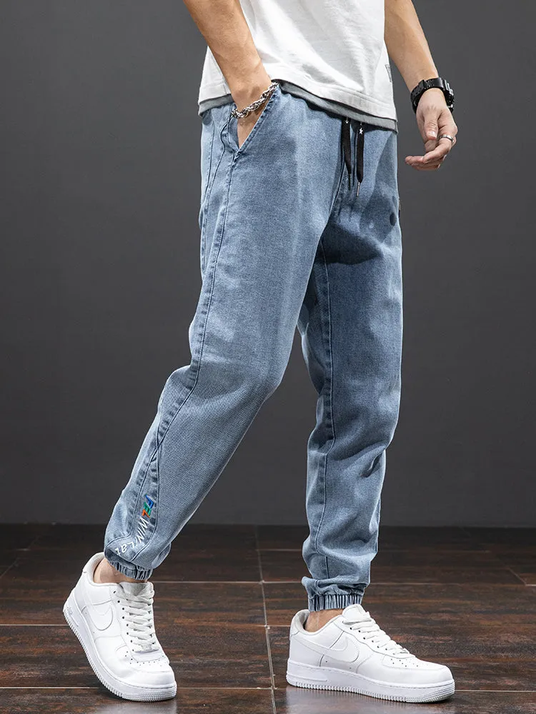 Men Baggy Harem Jean Trousers