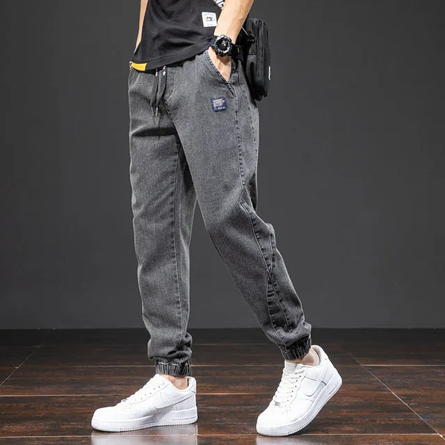 Men Baggy Harem Jean Trousers
