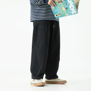 Men Cargo Pants Retro Classic Casual Pants Men Spring All-Matching Trousers