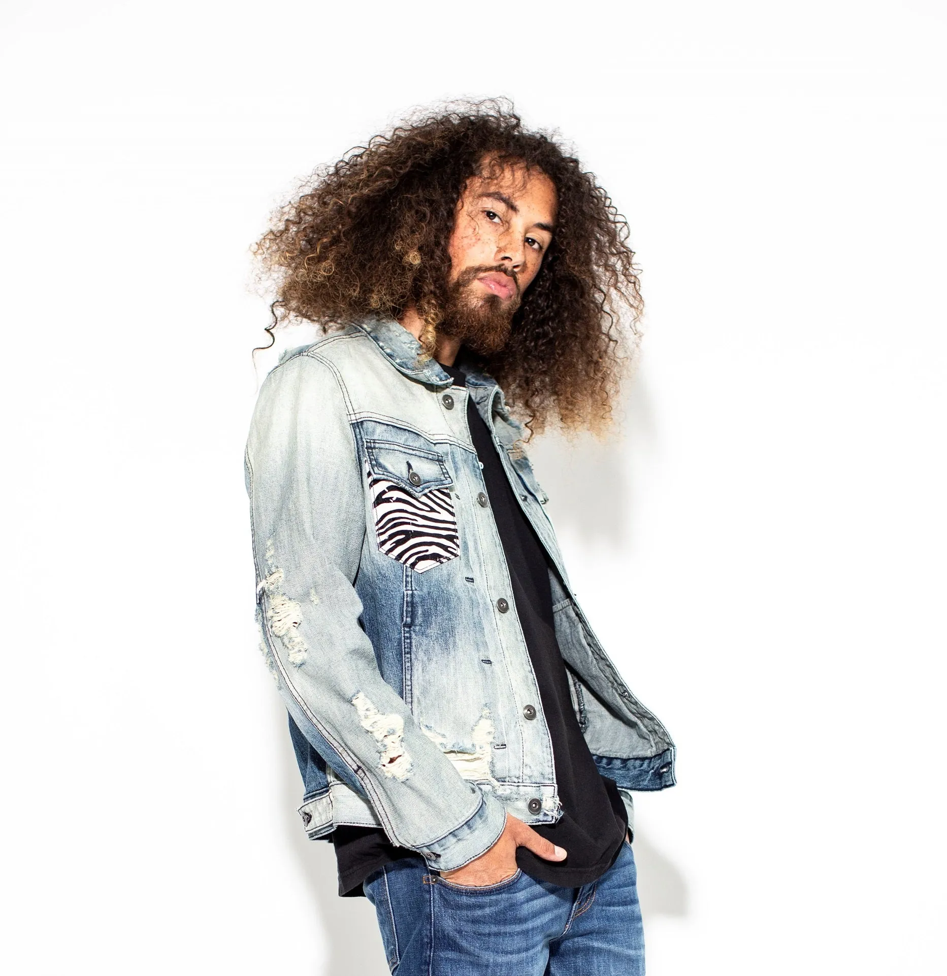 Men Trucker Denim Jacket 912