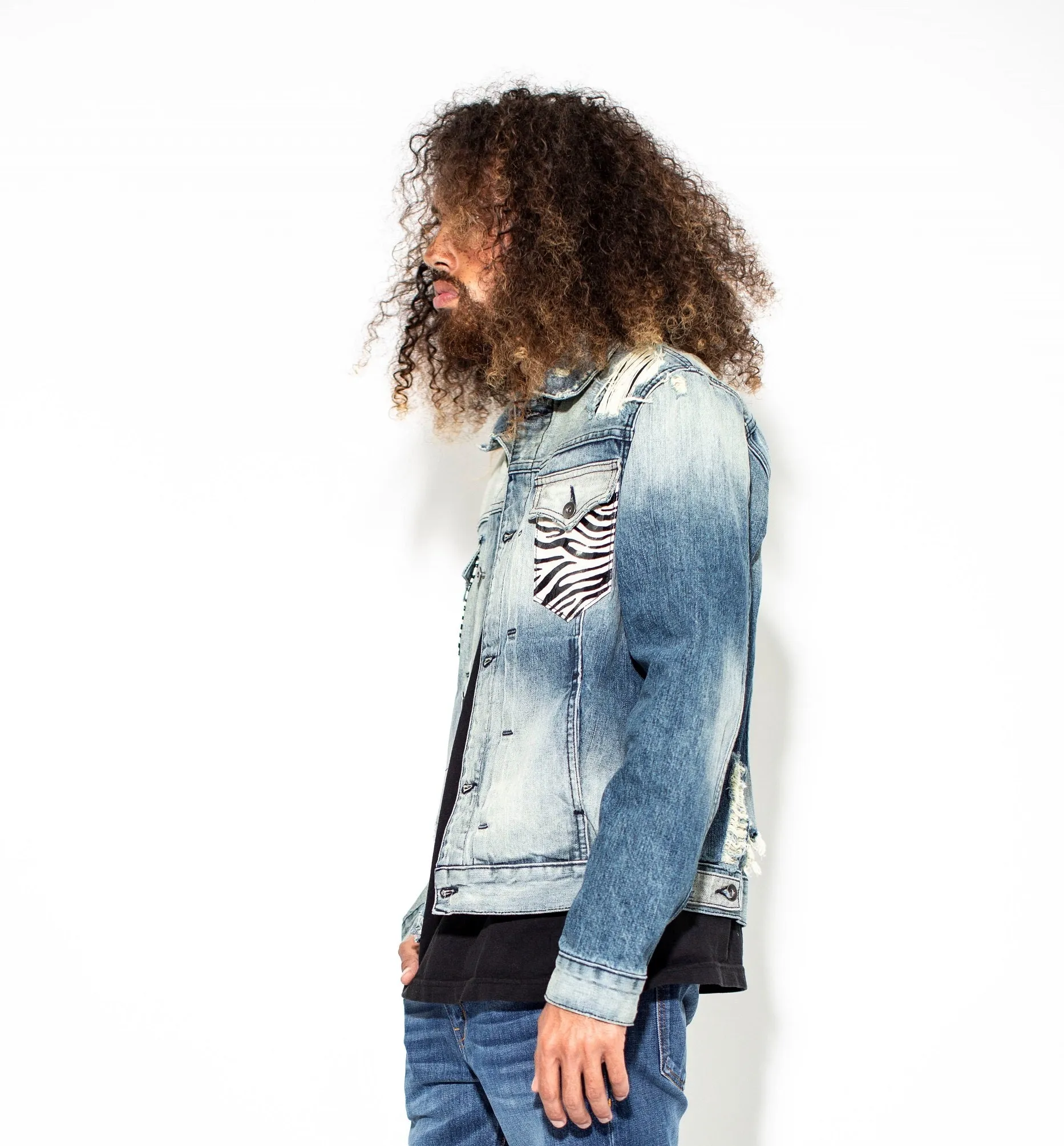Men Trucker Denim Jacket 912