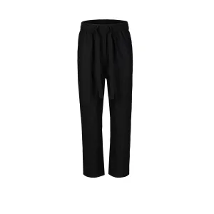 Men's And Women's New Embroidery Embroidered Textured Fabric Trousers Men's And Women's Sports Casual Pants With Drawstring