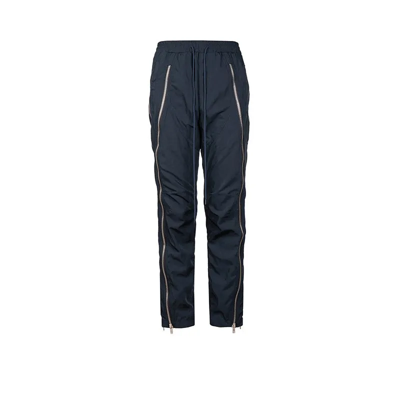 Men's And Women's Style No.8 Multi-zipper Trousers Full-open Multi-zipper Casual Trendy Pants