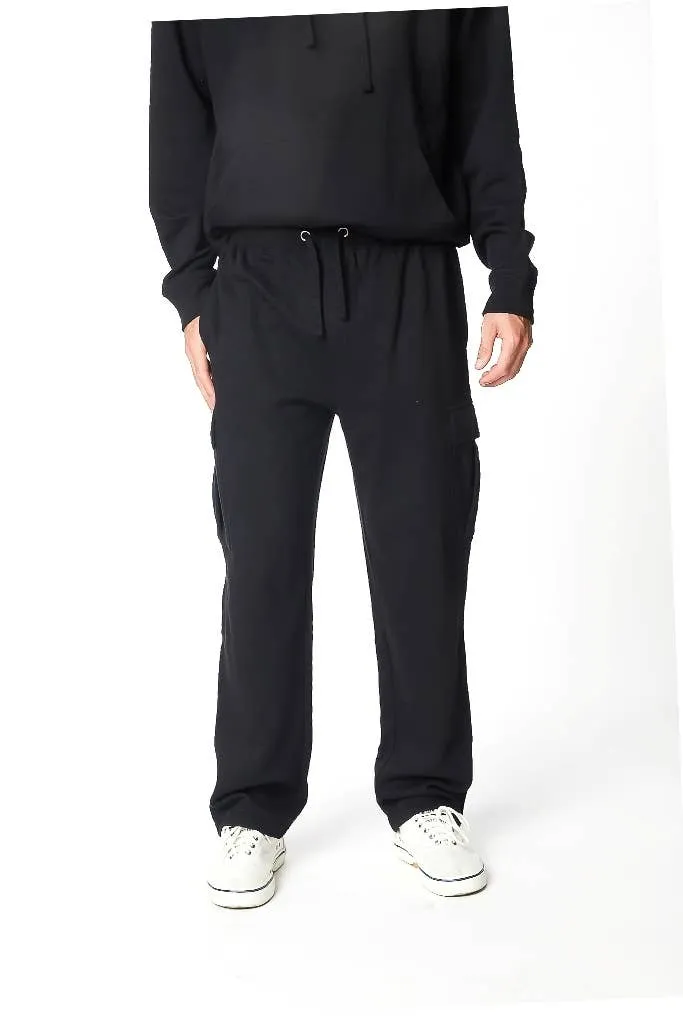 Men's Cargo Fleece Jogger Sweatpants