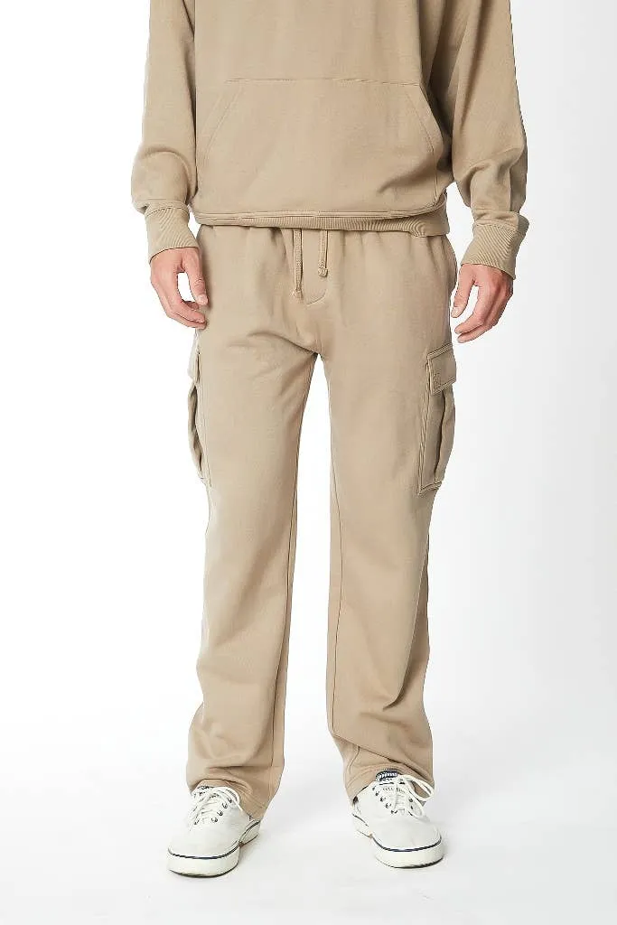 Men's Cargo Fleece Jogger Sweatpants