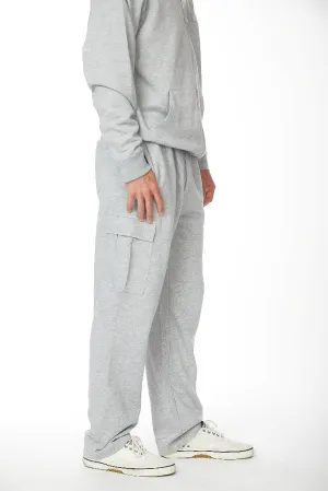 Men's Cargo Fleece Jogger Sweatpants