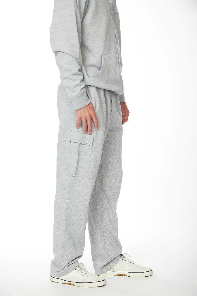 Men's Cargo Fleece Jogger Sweatpants