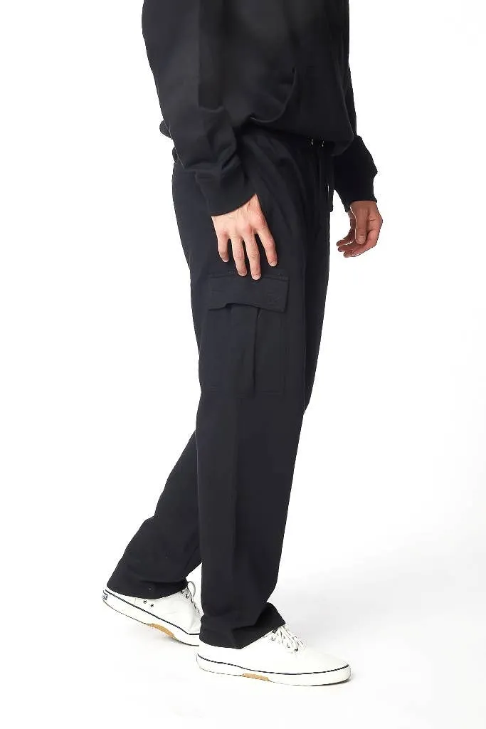 Men's Cargo Fleece Jogger Sweatpants