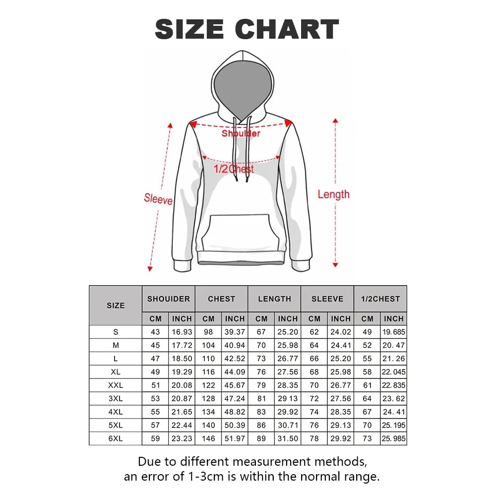 Mens Christmas Santa Claus Winter Snow Graphic Pullover With Kangaroo Pocket Hoodies