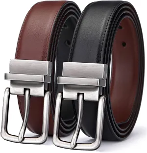 Men's double-sided belt 1.25" For Mens Casual and Dress pants