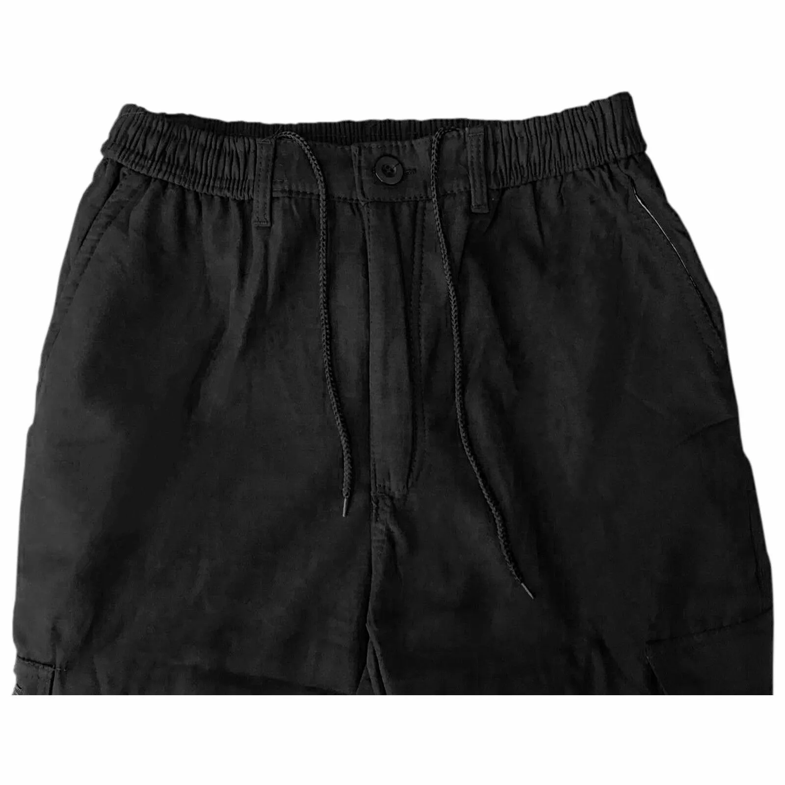 MENS FLEECE LINED CARGO BOTTOMS ELASTICATED WALKING TROUSERS COMBAT WORK PANTS