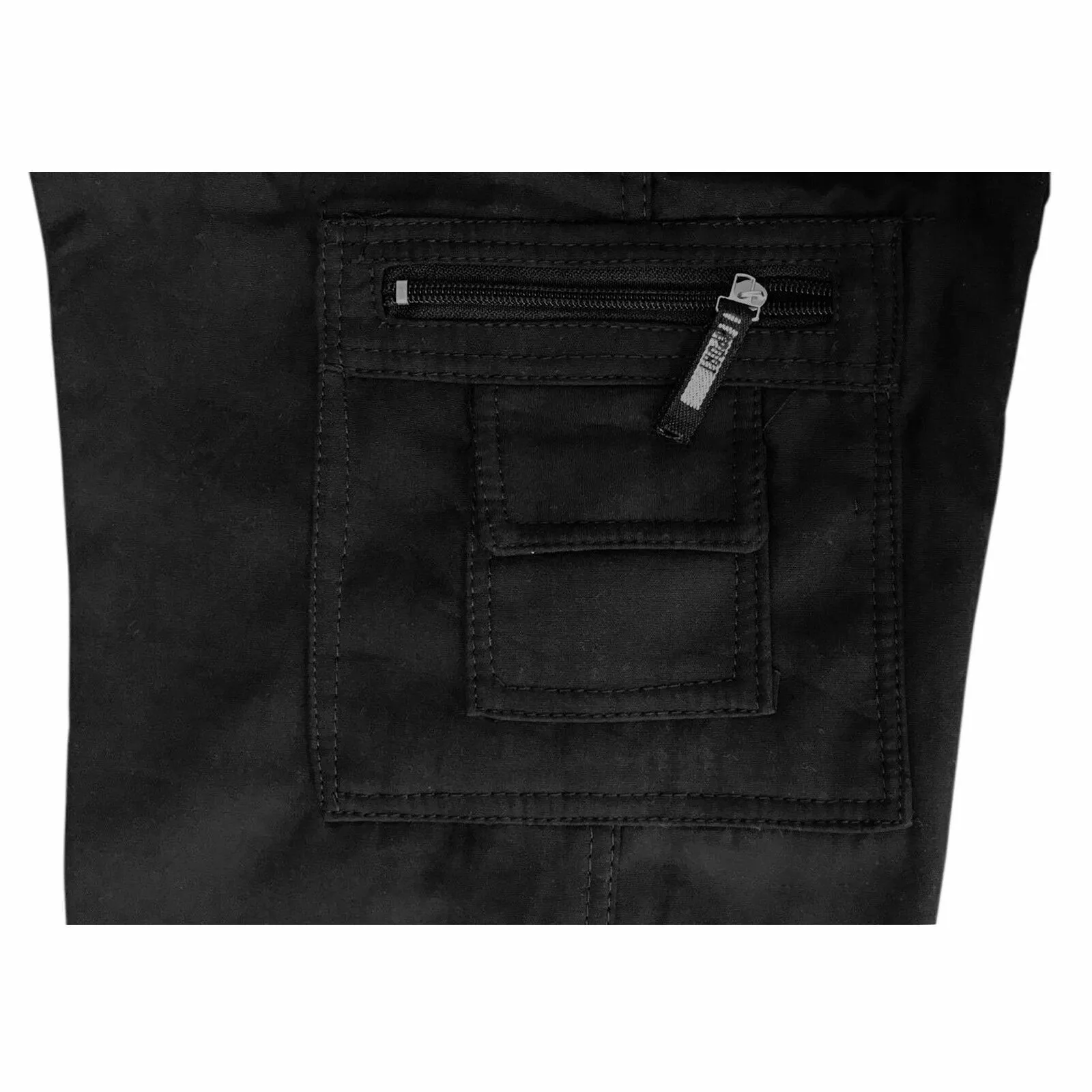 MENS FLEECE LINED CARGO BOTTOMS ELASTICATED WALKING TROUSERS COMBAT WORK PANTS