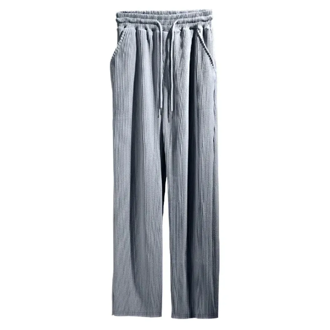 Men's Jacquard Striped Casual Pants